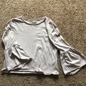 Light pink mid length shirt